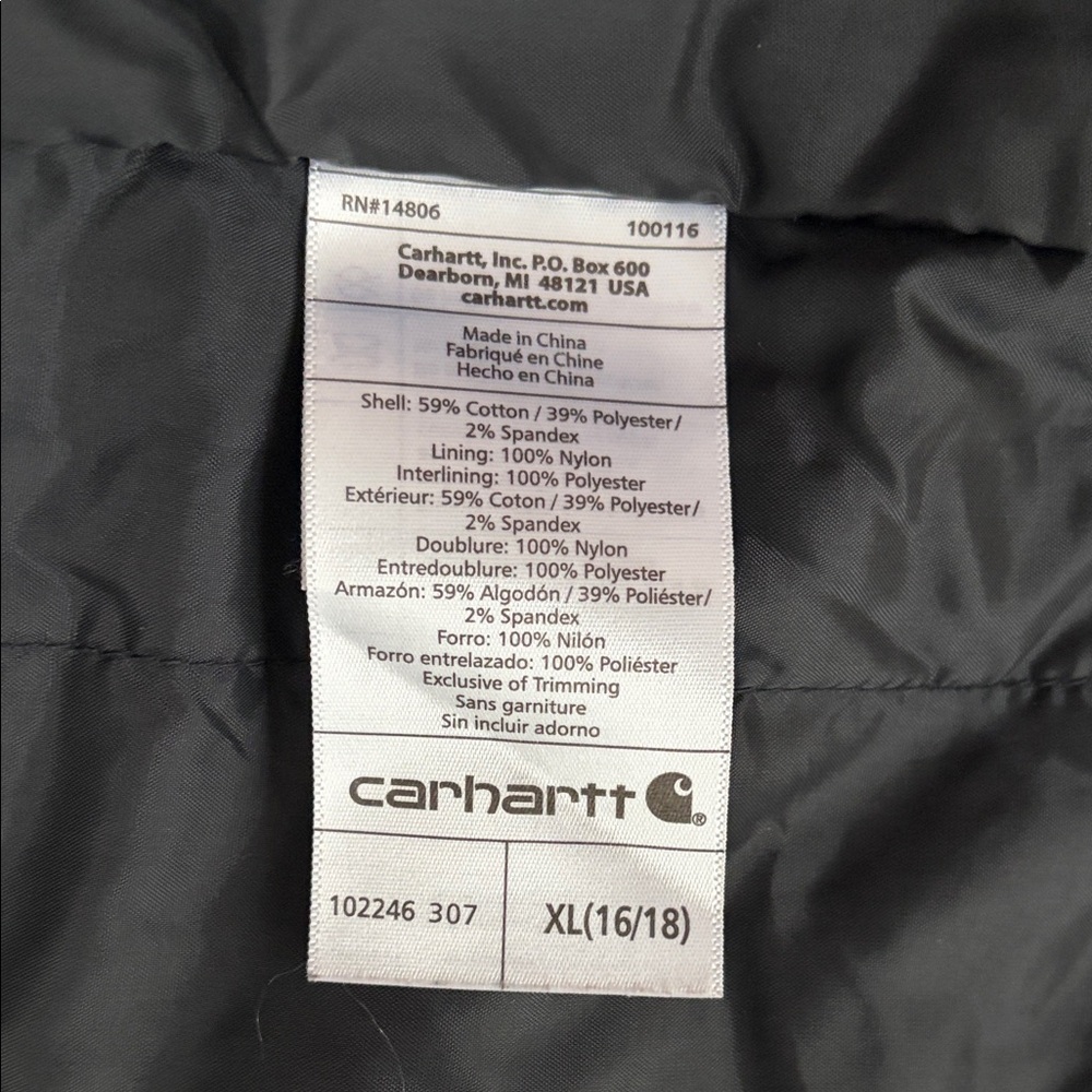 Carhartt Dark Olive Hooded Field Coat - Picture 7 of 8